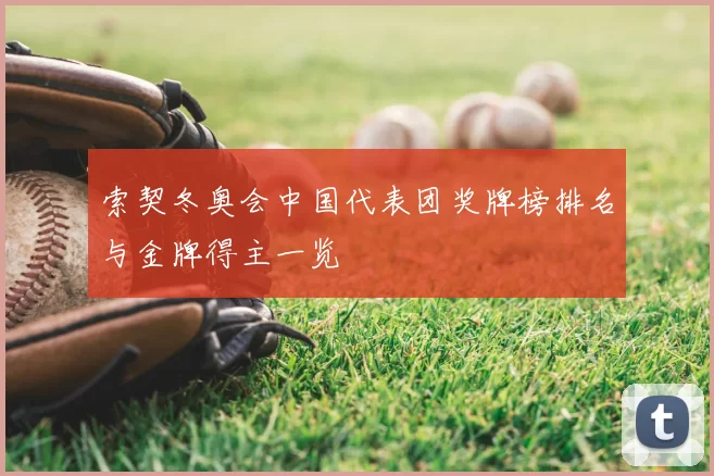 索契冬奥会中国代表团奖牌榜排名与金牌得主一览